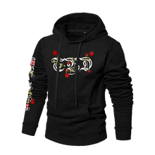 Load image into Gallery viewer, TBD Rose Hoodie - Majestic Black