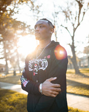 Load image into Gallery viewer, TBD Rose Hoodie - Majestic Black