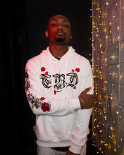 Load image into Gallery viewer, TBD Rose Hoodie - Pure White