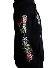 Load image into Gallery viewer, TBD Rose Hoodie - Majestic Black
