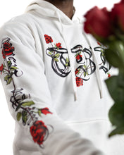 Load image into Gallery viewer, TBD Rose Hoodie - Pure White