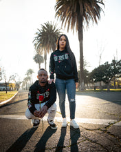 Load image into Gallery viewer, TBD Rose Hoodie - Majestic Black