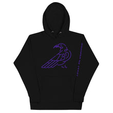 Load image into Gallery viewer, OG TBD Raven Hoodie - Majestic Black / Pleasure Purple
