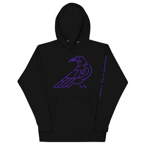 OG TBD Raven Hoodie - Majestic Black / Pleasure Purple