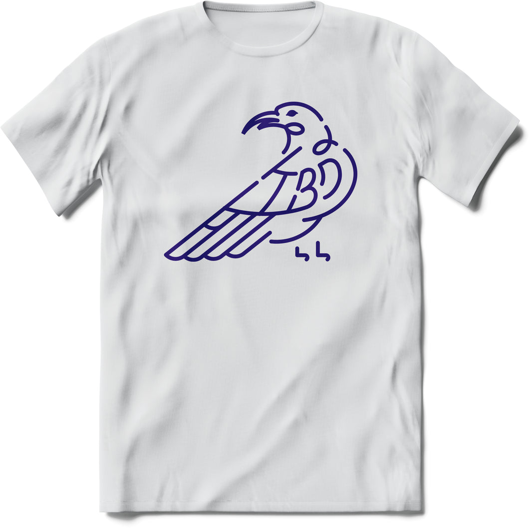 OG TBD Raven T-Shirt - Pure White / Pleasure Purple