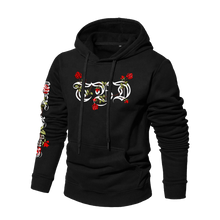 Load image into Gallery viewer, TBD Rose Hoodie - Majestic Black

