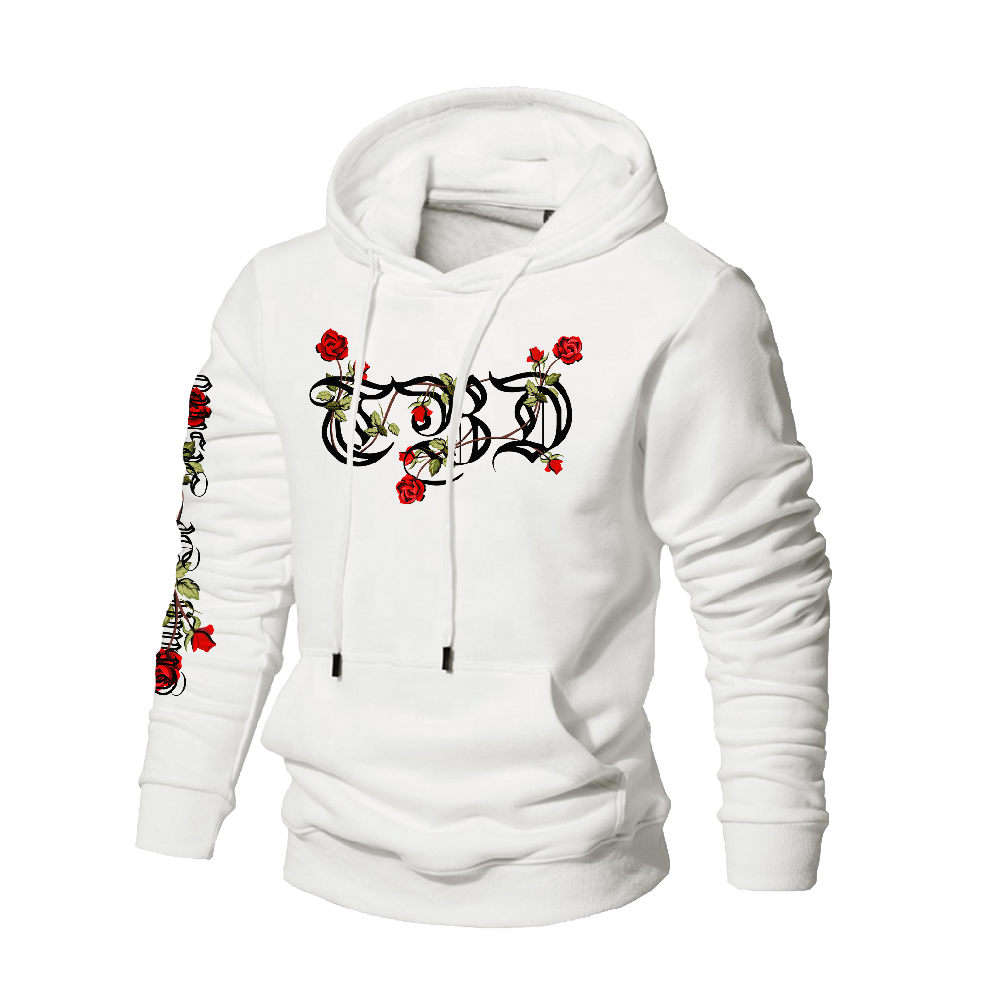 Rose best sale design hoodie