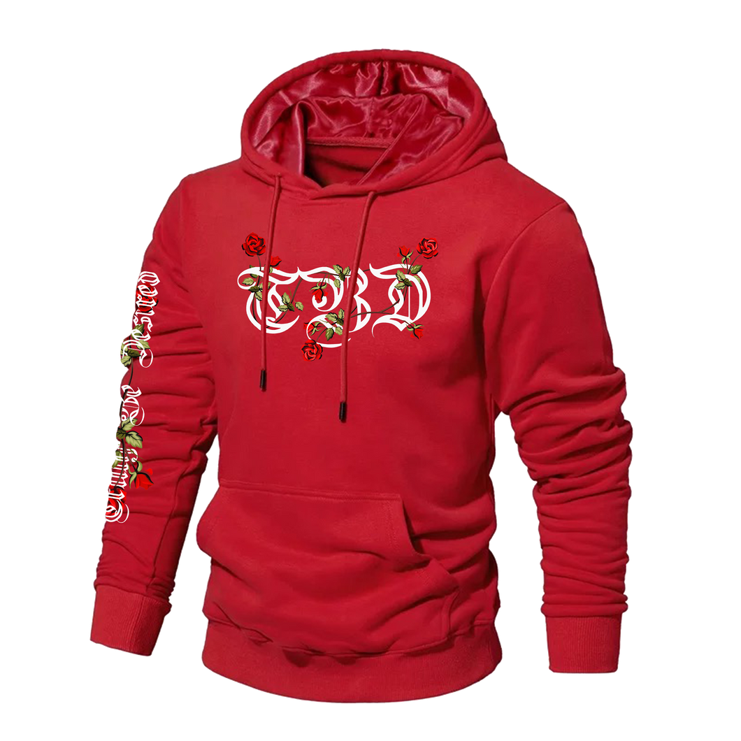 TBD Rose Hoodie Rose Red – Truly Be Desired - Main Image