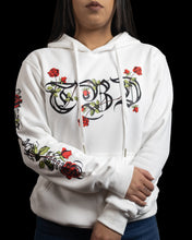 Load image into Gallery viewer, TBD Rose Hoodie - Pure White
